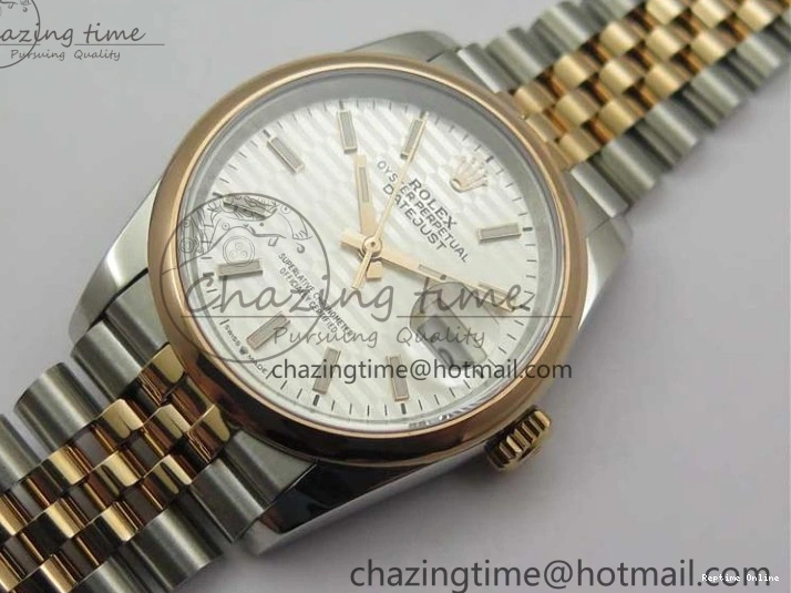 0123 TravelReady DateJust 36 SS RG 126201 BP Maker 1:1 Best Edition Silver Dial on Jubilee Bracelet 2506